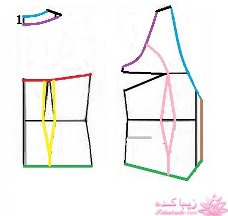 آموزش دوخت لباس مجلسی