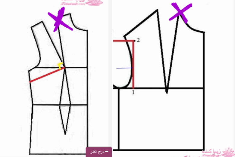 آموزش دوخت مانتو