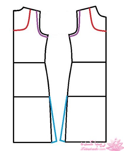 آموزش دوخت لباس مجلسی