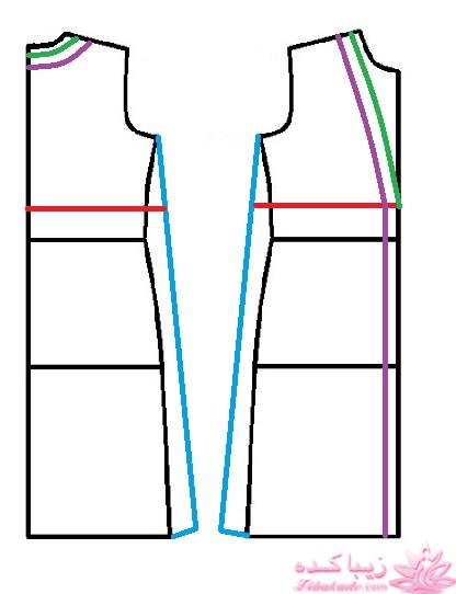 آموزش دوخت مانتو