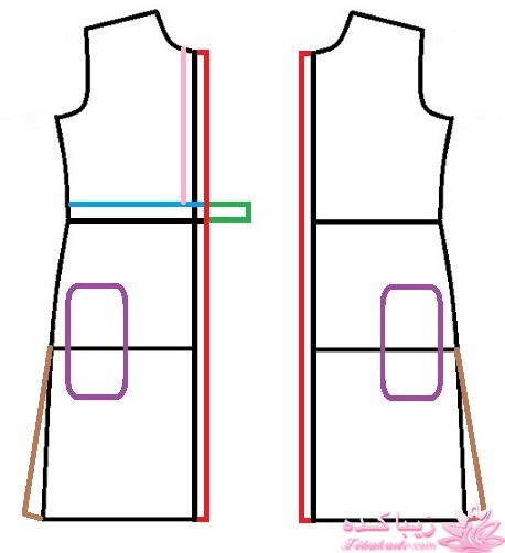 آموزش دوخت مانتو