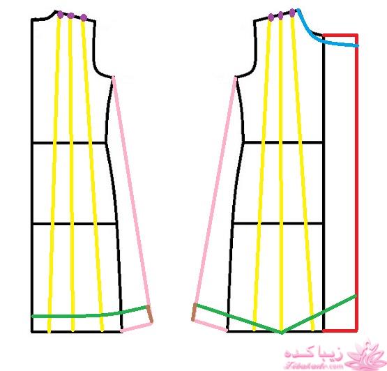 آموزش دوخت مانتو