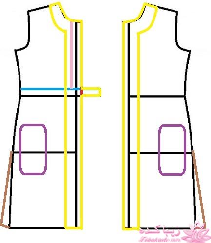 آموزش دوخت مانتو