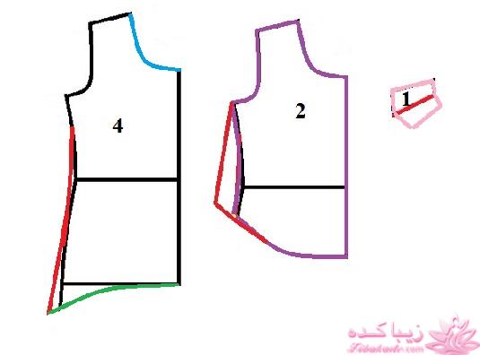 آموزش دوخت لباس مجلسی