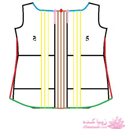 آموزش دوخت لباس مجلسی
