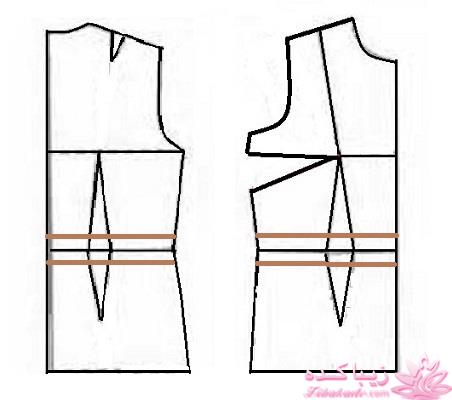 آموزش دوخت لباس مجلسی