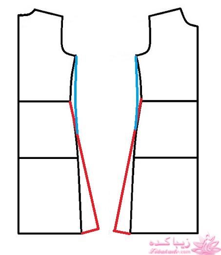 آموزش دوخت لباس مجلسی