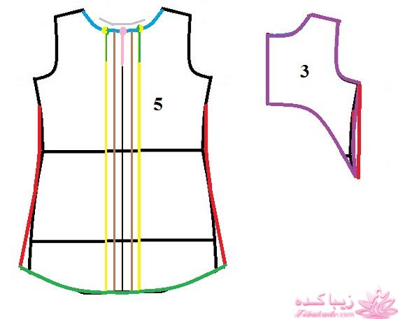 آموزش دوخت لباس مجلسی