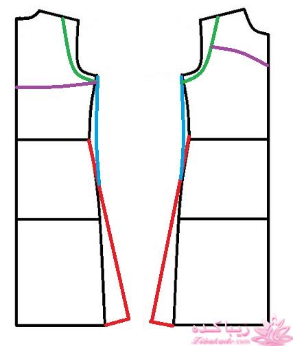 آموزش دوخت لباس مجلسی
