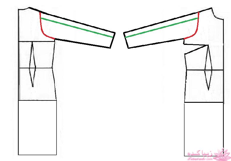 آموزش دوخت لباس مجلسی