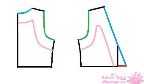 آموزش دوخت لباس مجلسی