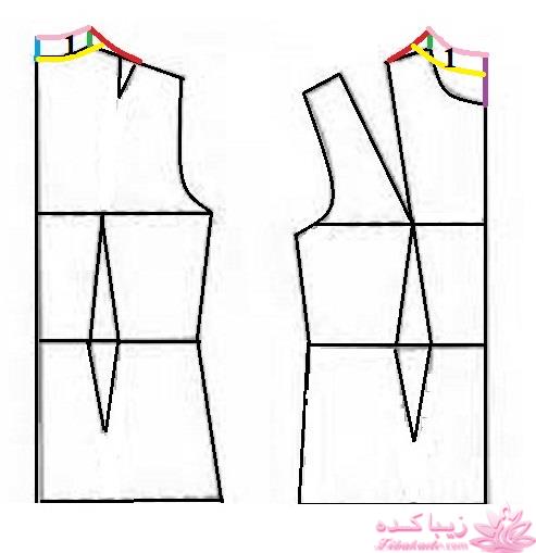 آموزش دوخت لباس مجلسی