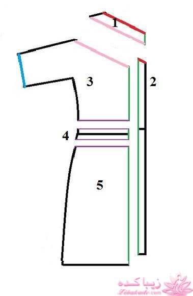 آموزش دوخت لباس مجلسی