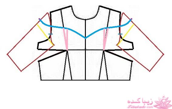 آموزش دوخت لباس مجلسی
