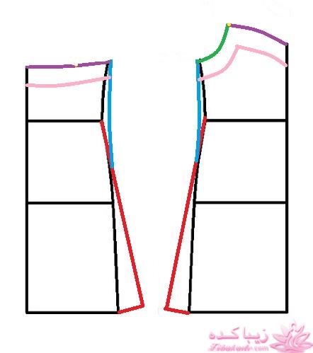 آموزش دوخت لباس مجلسی