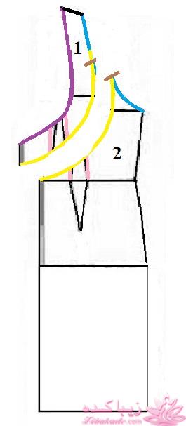 آموزش دوخت لباس مجلسی