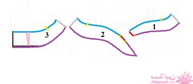 آموزش دوخت لباس مجلسی