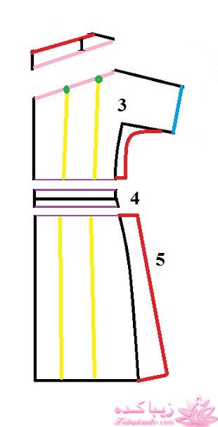 آموزش دوخت لباس مجلسی