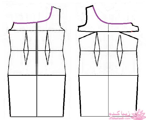 آموزش دوخت لباس مجلسی
