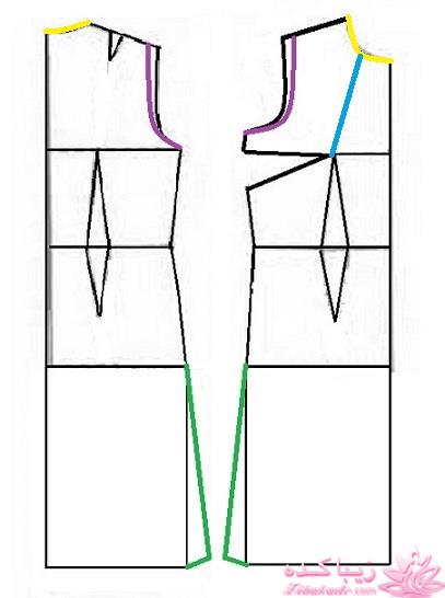 آموزش دوخت لباس مجلسی