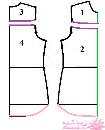 آموزش دوخت لباس مجلسی