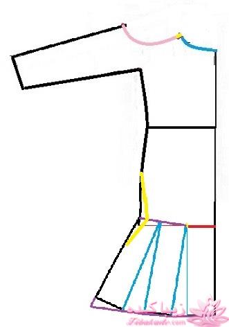 آموزش دوخت لباس مجلسی