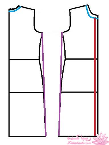 آموزش دوخت مانتو