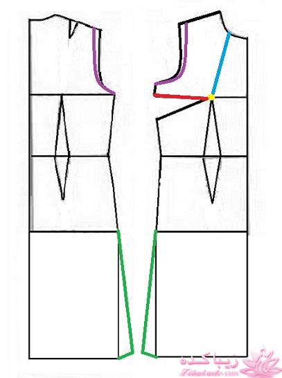 آموزش دوخت لباس مجلسی