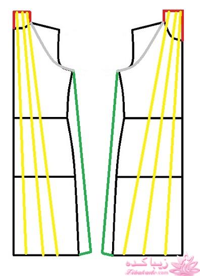 آموزش دوخت لباس مجلسی