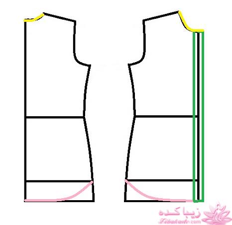 آموزش دوخت لباس مجلسی