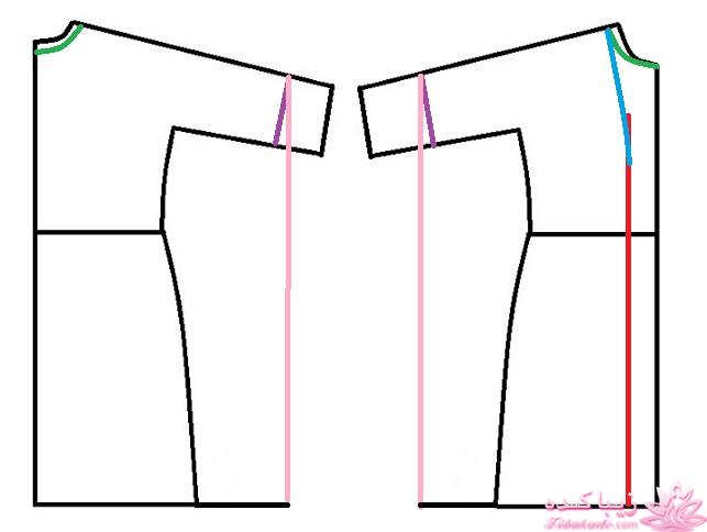 آموزش دوخت مانتو