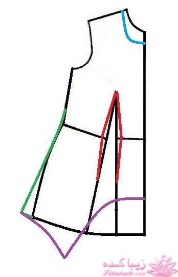 آموزش دوخت لباس مجلسی