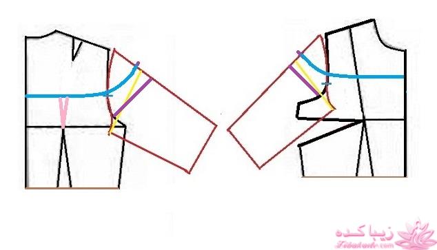 آموزش دوخت لباس مجلسی