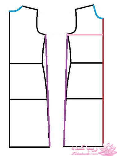 آموزش دوخت مانتو