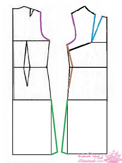 آموزش دوخت لباس مجلسی