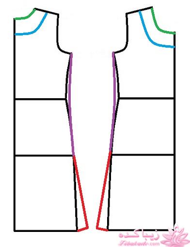 آموزش دوخت مانتو