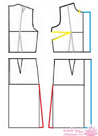 آموزش دوخت مانتو