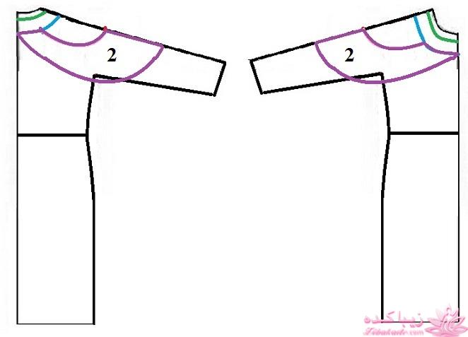 آموزش دوخت لباس مجلسی