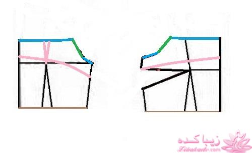 آموزش دوخت لباس مجلسی