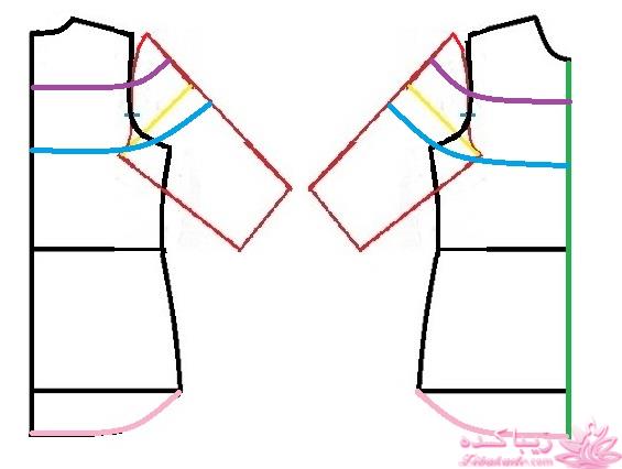 آموزش دوخت لباس مجلسی