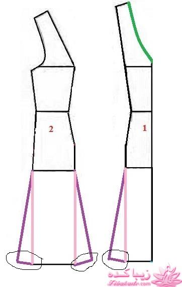 آموزش دوخت مانتو