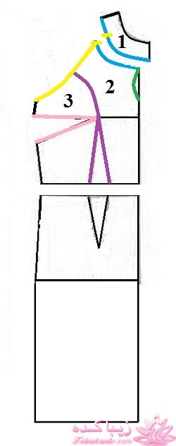 آموزش دوخت لباس مجلسی