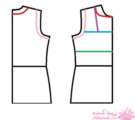 آموزش دوخت لباس مجلسی