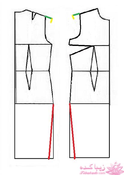 آموزش دوخت لباس مجلسی