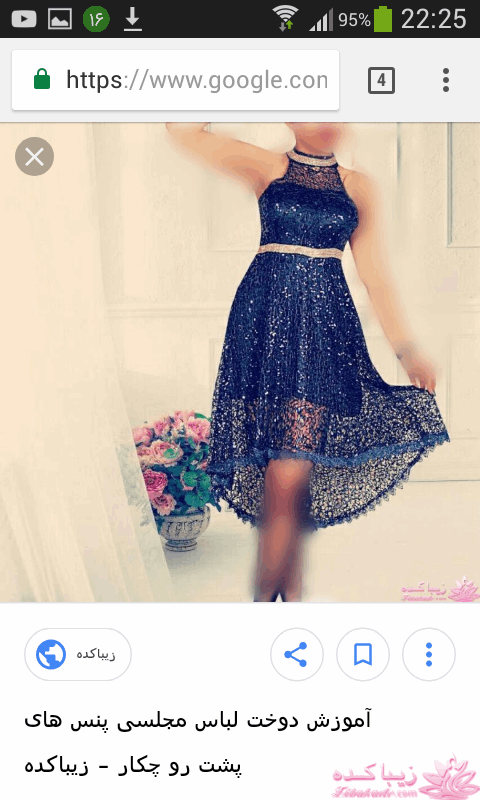 آموزش دوخت لباس مجلسی