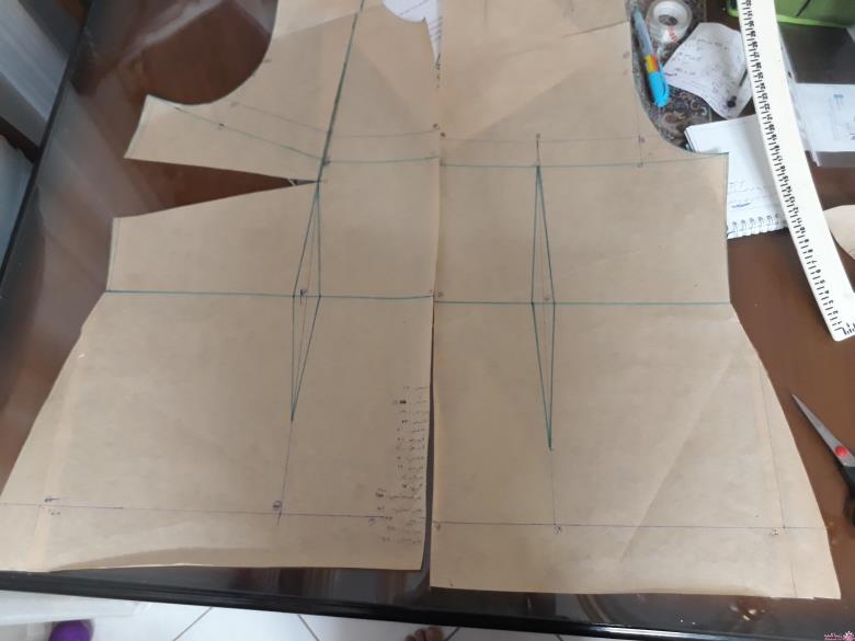 آموزش دوخت مانتو مجلسی