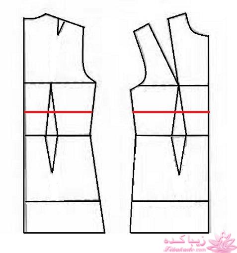 آموزش دوخت لباس مجلسی