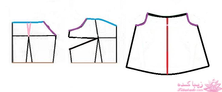 آموزش دوخت لباس مجلسی