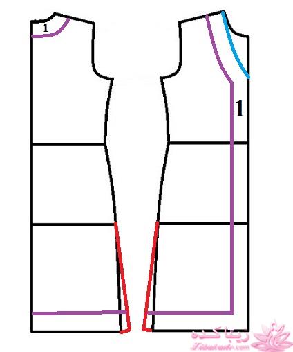 آموزش دوخت مانتو