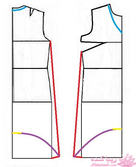 آموزش دوخت مانتو